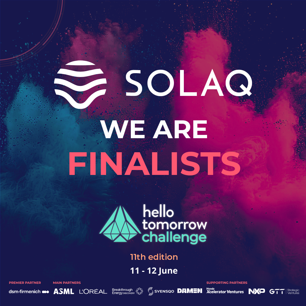Solaq named Top 100 European Deep-Tech startup