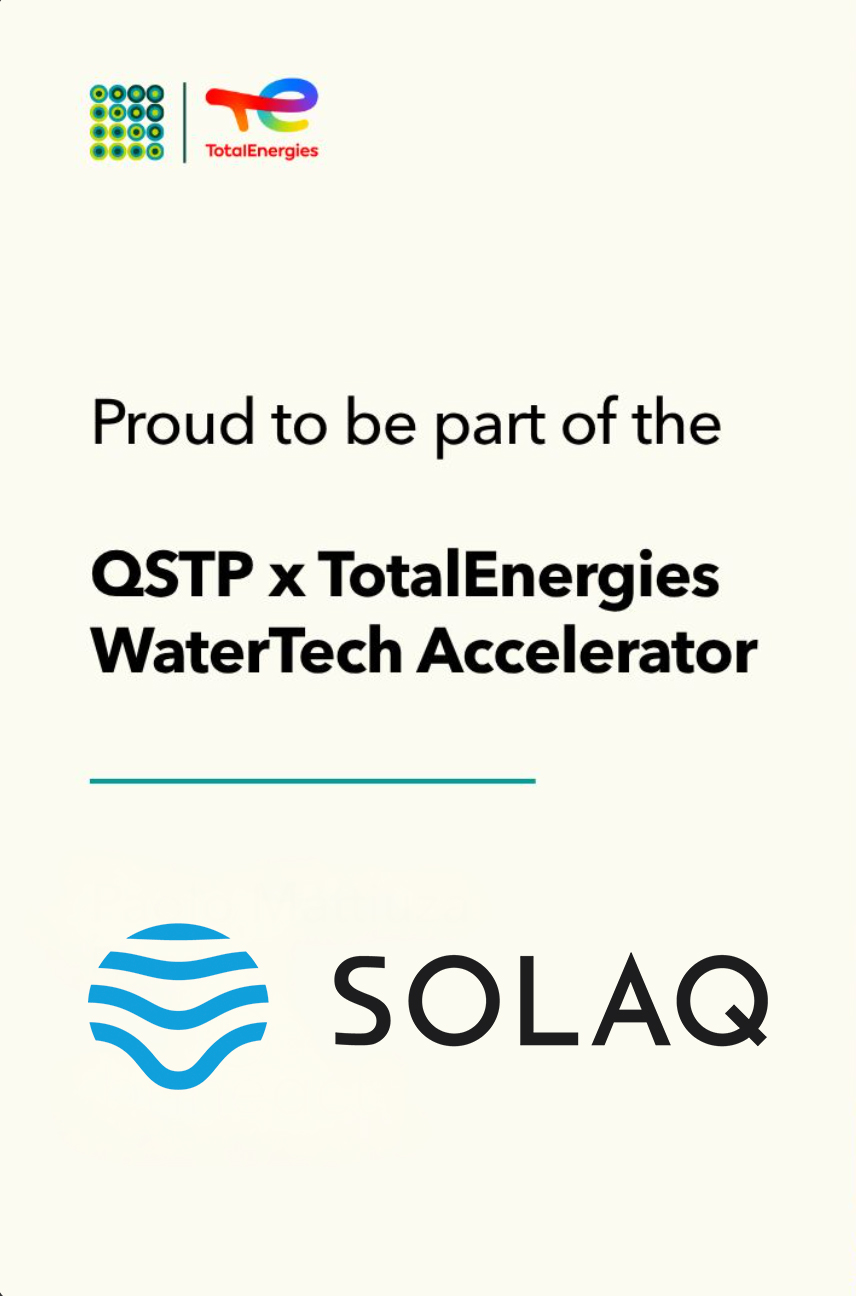 Accepted into QSTP x TotalEnergies WaterTech Accelerator
